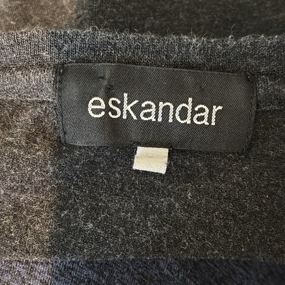 Eskandar long sleeve cotton blend jersey size large - Picture 5 of 7